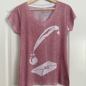 NWOT Litographs Pride & Prejudice V-Neck Tee